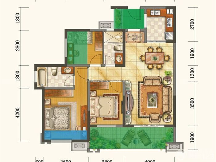 重庆现代风格100平米设计方案 三室一厅户型图 案例分享: 预约ta免费