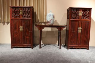 古典红木家具装饰柜图片