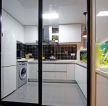创意家居厨房玻璃门设计效果图