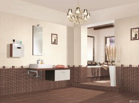 家居浴室马赛克瓷砖贴图设计案例