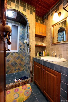马赛克瓷砖贴图 地中海卫浴
