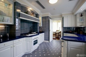 欧式瓷砖贴图 敞开式厨房 