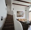 地中海风格别墅家用楼梯设计效果图片