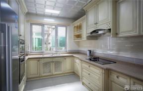 交换空间家庭室内欧式厨房瓷砖装修样板房