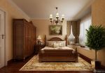 12平米婚房卧室美式大床装修案例