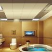 最新90平米三室两厅浴室集成吊顶灯装修效果图