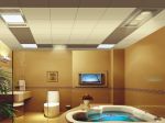 最新90平米三室两厅浴室集成吊顶灯装修效果图