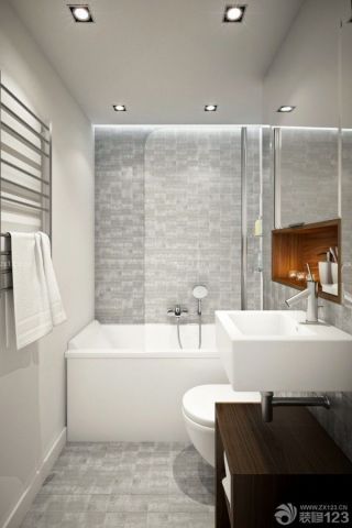 最新65平米两室一厅浴室集成吊顶灯装修效果图