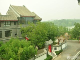 中式别墅外观装修效果图片