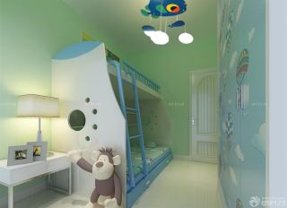 95平房屋地中海风格儿童房装修图片