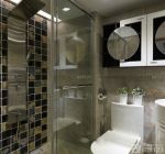 整体淋浴房小格子砖墙面设计图