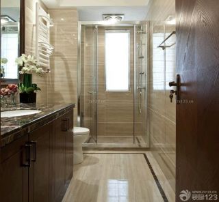 整体淋浴房仿木地板地砖设计图 