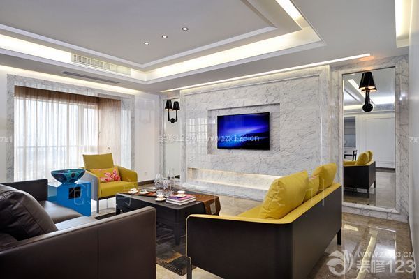 客厅电视背景墙装饰 四大技巧助您装出舒适客厅