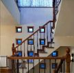 家用实木楼梯扶手装修设计图