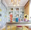 小户型室内书房装修颜色创意设计效果图