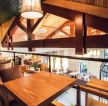 50平loft混搭风格咖啡厅实景图