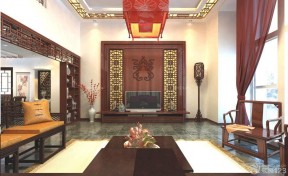 红木博古架 中式风格