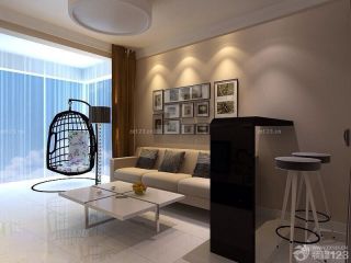 一室一厅小房现代时尚风格设计效果图