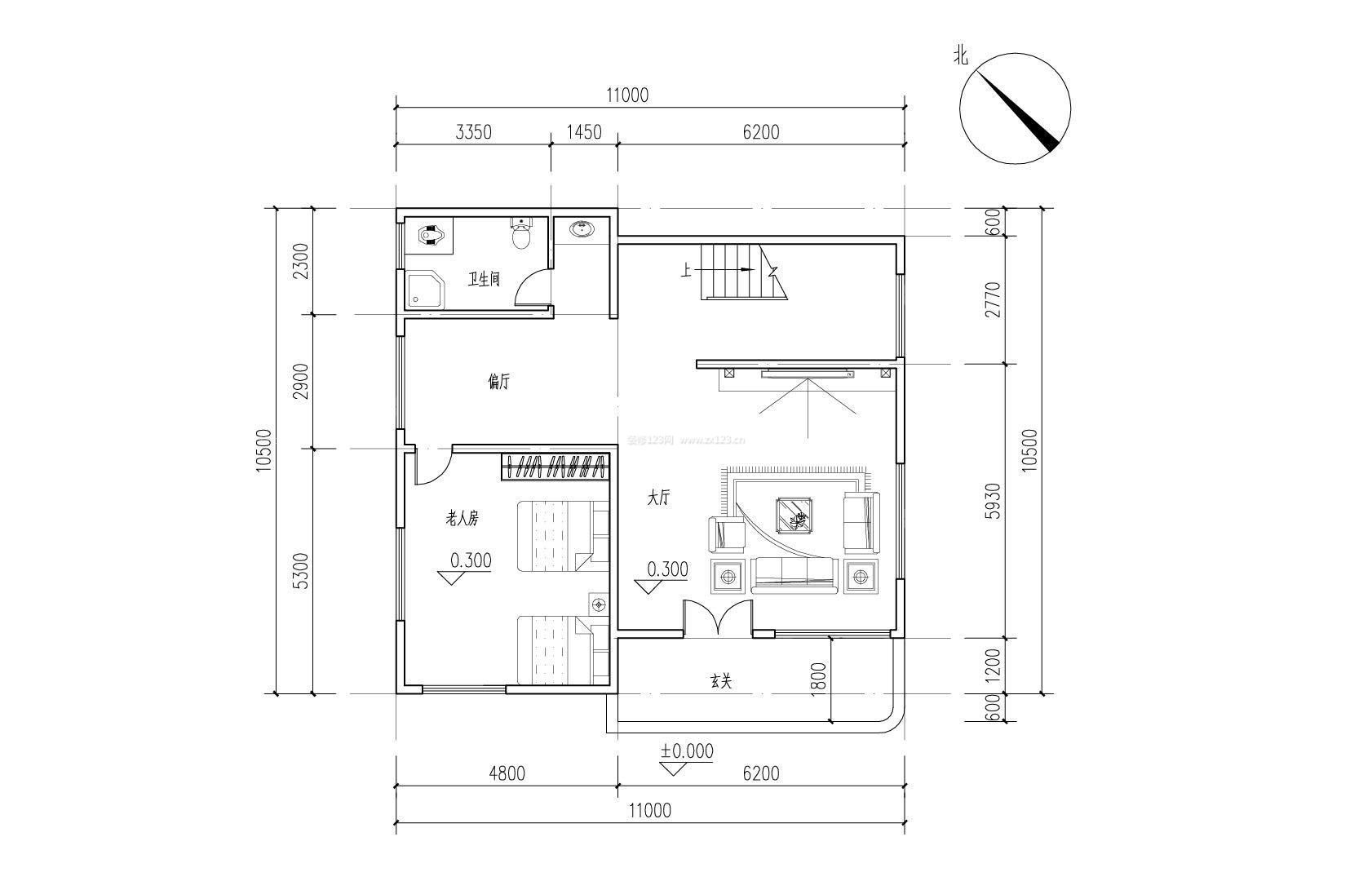 房间设计平面图 90平米家居 
