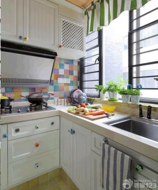 小户型家居厨房颜色搭配装修图库