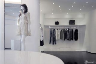 时尚现代风格服装店装修实景图片