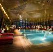 大型酒店装潢游泳池设计效果图欣赏