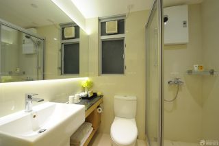 小户型酒店式公寓卫生间设计效果图 