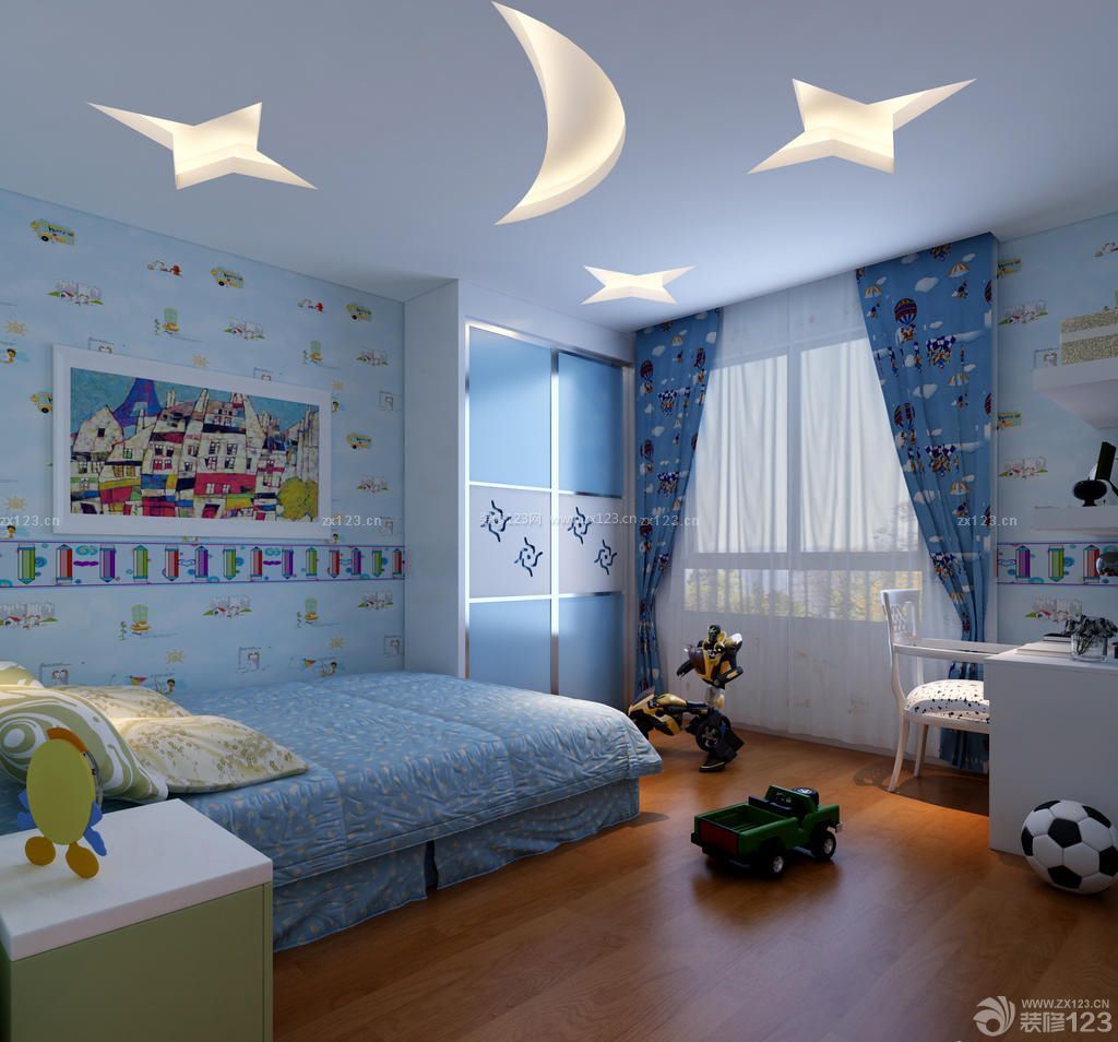 48米小户型儿童房间设计效果图