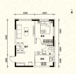 2023温馨一室一厅公寓户型图