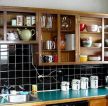 厨房用品置物架实木置物架装修图