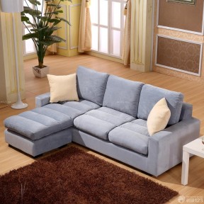 现代简约小户型布艺三人沙发效果图