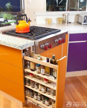 创意现代厨房用品置物架装修价效果图