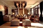 中式装修风格组合沙发设计图 