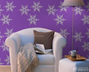 现代客厅雪花图案液态壁纸美图欣赏