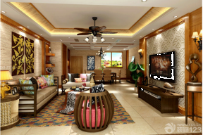 东南亚风格设计 组合沙发