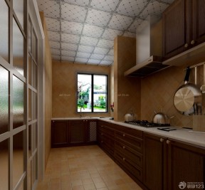 200平米房子厨房铝扣板贴图欣赏