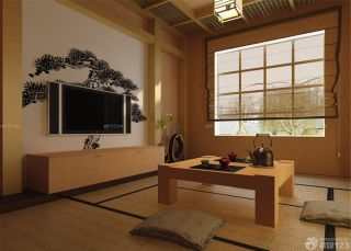 客厅榻榻米坐垫设计效果图