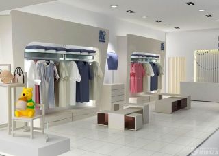 最新简约私营10平米服装店装修设计欣赏