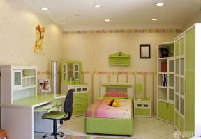 小三室儿童房装修效果图大全2014图片