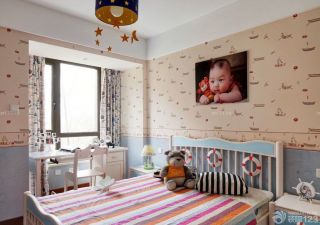 90平小复式儿童房装修效果图大全2014图片 