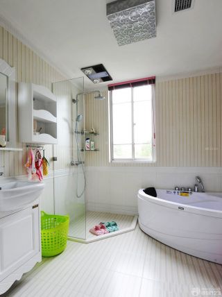 125平方浴室装修效果图大全2014图片