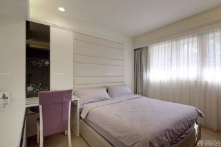 现代小户型三房一厅装修设计卧室设计效果图