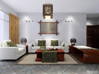 新中式古典风格小户型客厅装修效果图