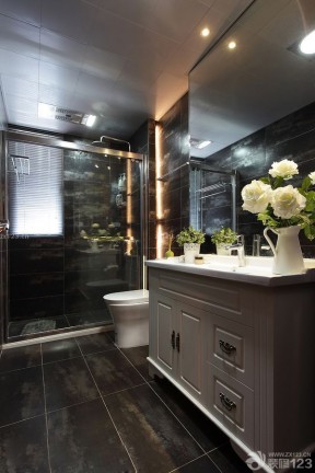 瓷砖卫浴 现代美式混搭风格 