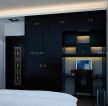 105平米卧室黑色门装修效果图