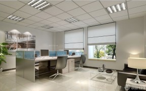 现代办公室装修风格 小型办公室