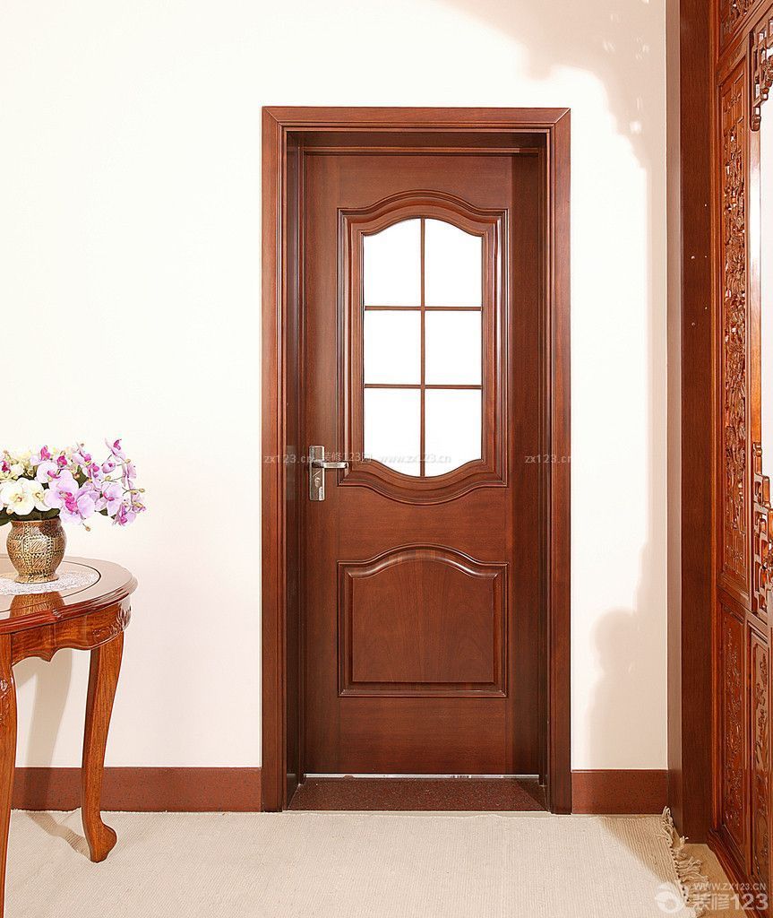 中式风格木质门装修效果图