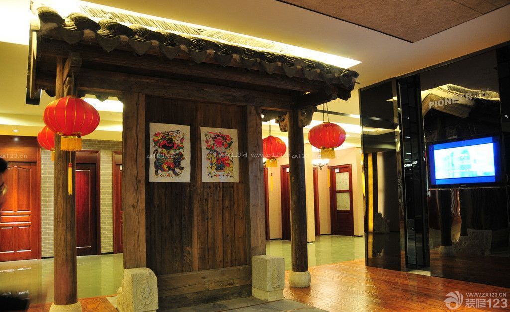 创意特色中式饭店饭店门头设计案例