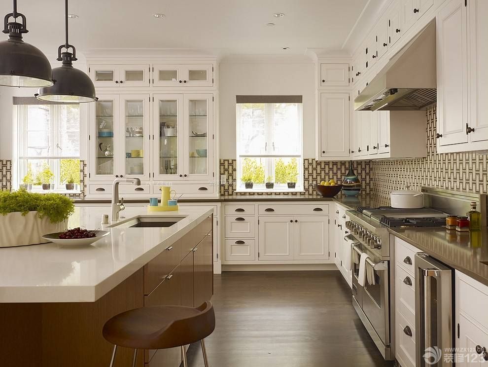 厨房铝合金组合柜橱柜颜色装修设计图赏析