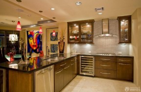 2023最新厨房铝合金组合柜装饰设计效果图大全 